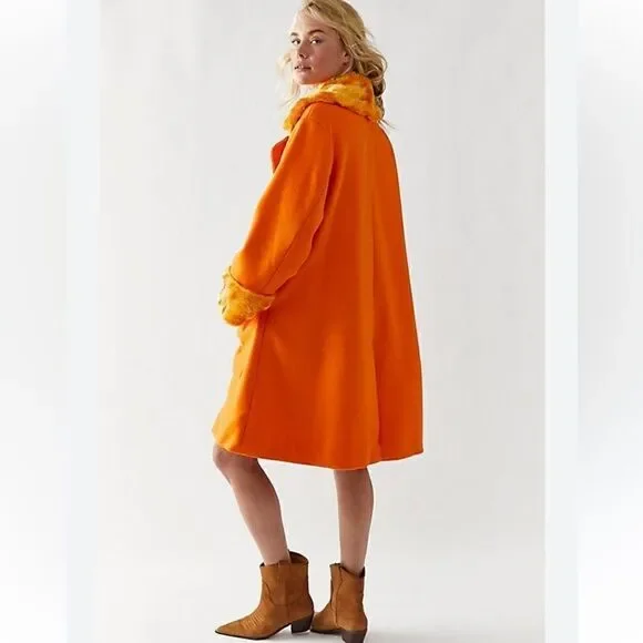 Free People Roxy Wool Coat/ Size XS